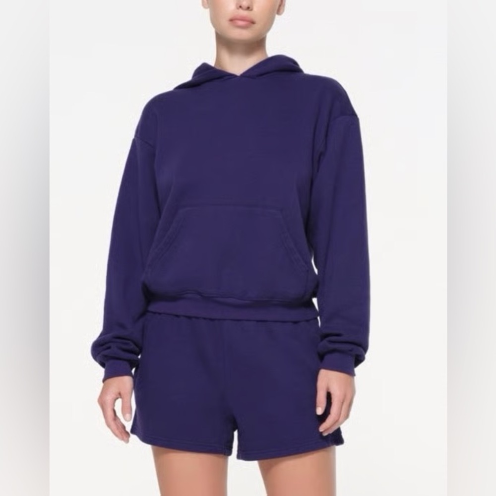 SKIMS Women's Purple Hoodie size medium